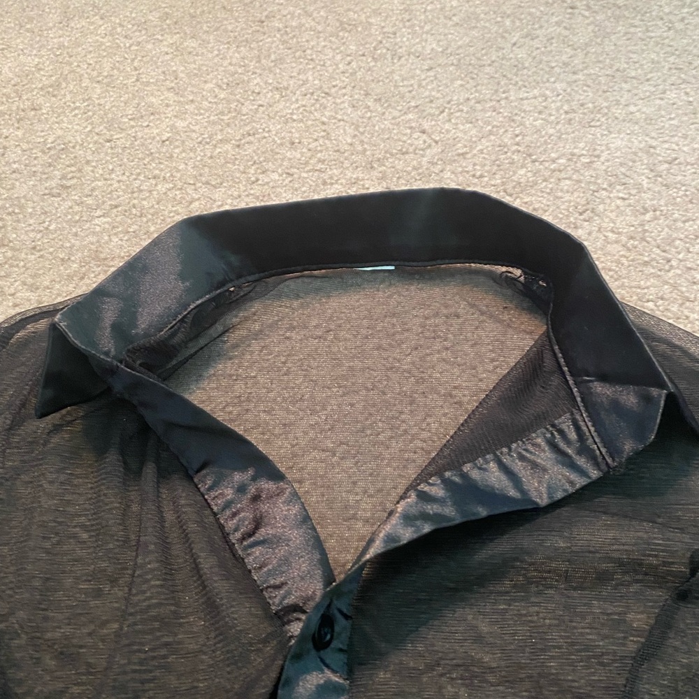 mesh button up - Picture 3 of 4